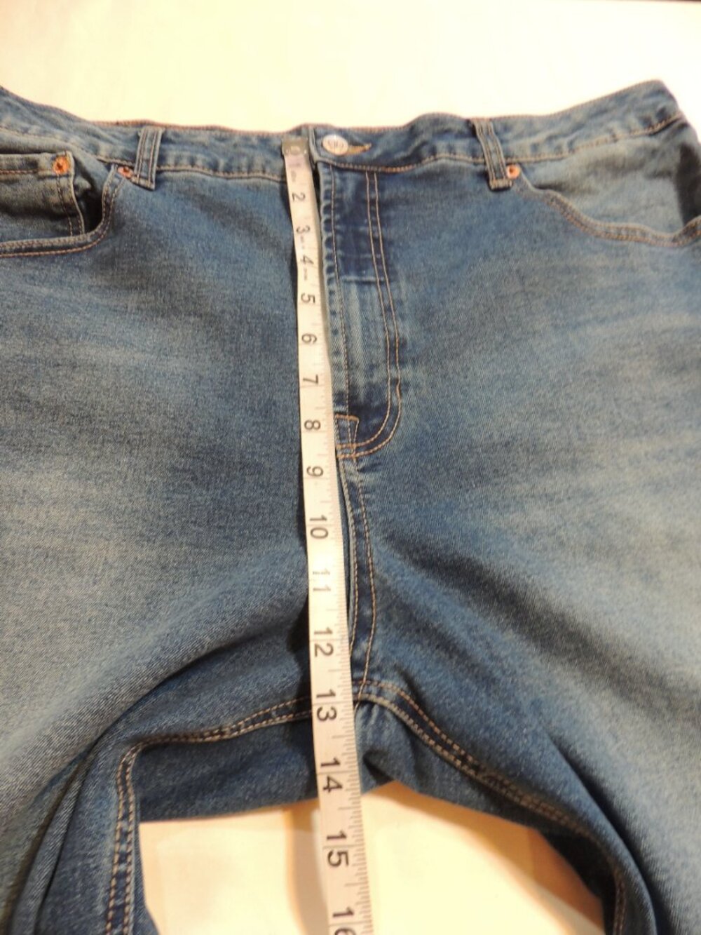 FRYE Jeans Woman Size 16 Pockets Outdoor Denim Blue Jeans - Picture 8 of 10